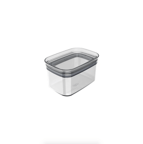 Pote Porta Mantimento Organizador Retangular com Tampa Hermética Natural  Block  650ml