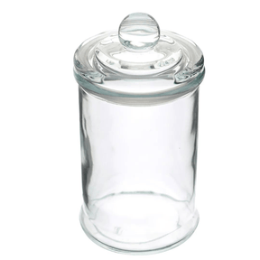 Pote Porta Mantimento Redondo com Tampa em Vidro 600ml