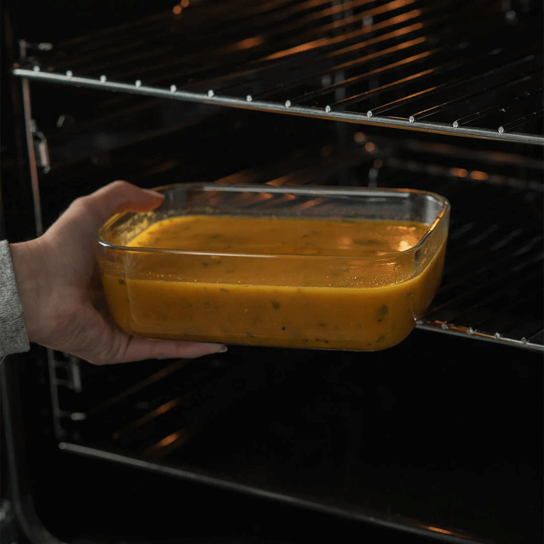 Pote de Vidro Hermético com Tampa Preta Fresh Lock 1,2L