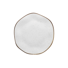 Prato de Sobremesa Maresia de Porcelana 21,5cm