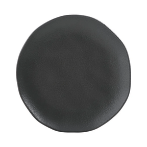 Prato de Sobremesa Orgânico Matte Preto 20cm
