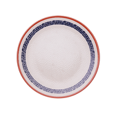 Prato de Sobremesa Village em Cerâmica Creme 20cm