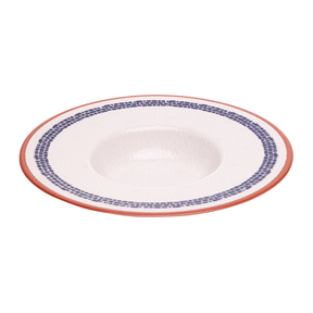 Prato para Massas Village em Cerâmica Creme 28cm