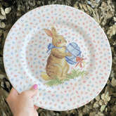 Prato Raso Páscoa Color Rabbits Coelho Poa 28,5cm