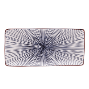 Prato Retangular em Porcelana Koji 25cm