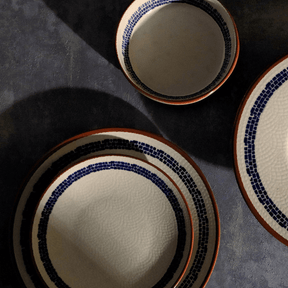 Prato Raso Village em Cerâmica Creme 25cm