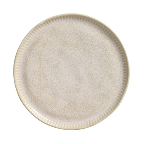 Prato de Sobremesa Linhas Latte Off White 21,5cm