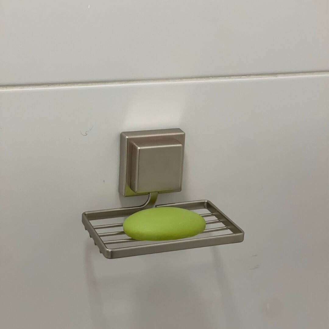 Saboneteira Aço Piatina Cromado Fosco 3M