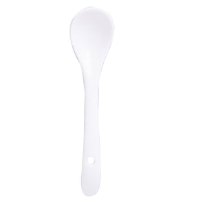 Saleiro de Mesa em Cerâmica com Tampa de Madeira e Colher Branco 9cm