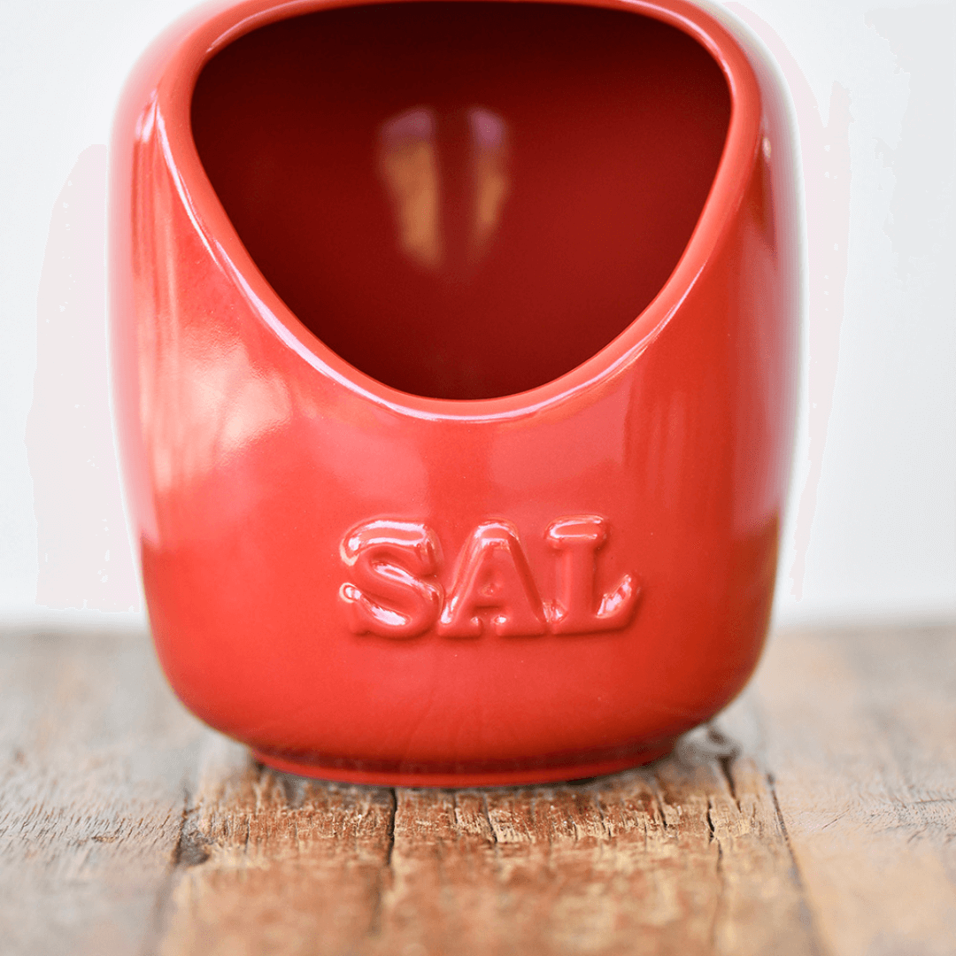Saleiro em Cerâmica Vermelho