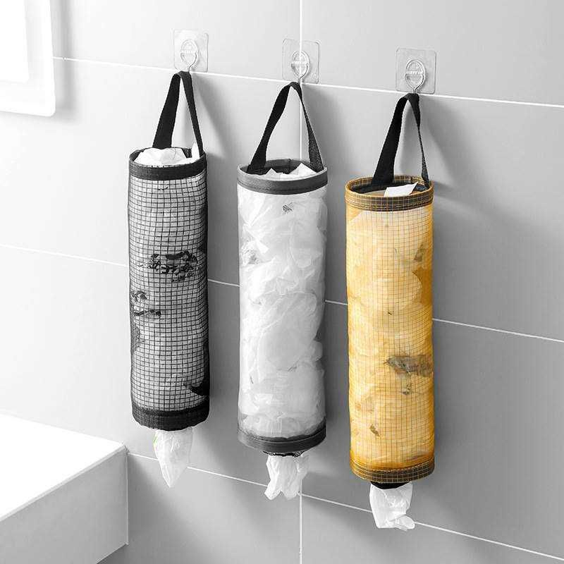 Bolsa Organizadora Dispenser de Sacolas Plásticas em Nylon