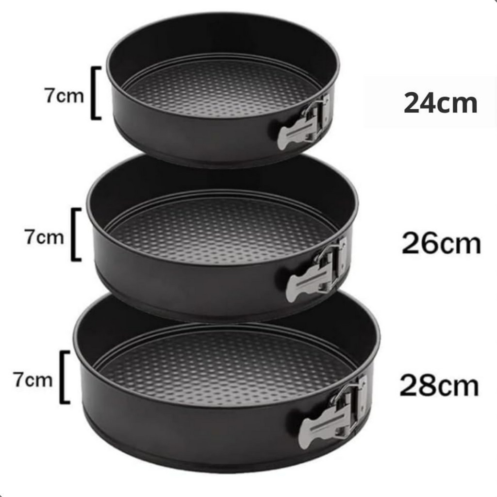 Trio de Formas Premium Antiaderente Com Fundo Removível