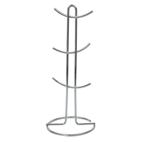Suporte para Caneca e Xicara em Aço Cromado 15,2cm