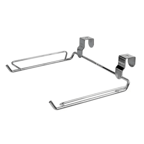Suporte Para Sacola Plástica P/ Porta de Armário Cromado