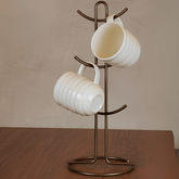 Suporte para Xícaras e Canecas em Aço Marrom Café 15,2cm