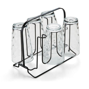 Suporte Porta 6 Copos Preto Linha Black