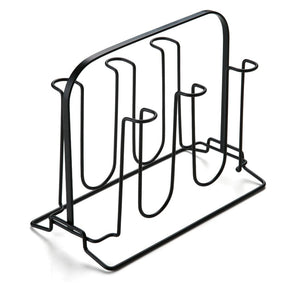 Suporte Porta 6 Copos Preto Linha Black