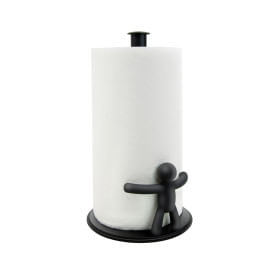 Suporte Porta Papel Toalha Buddy Preto