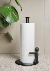 Suporte Porta Papel Toalha Buddy Preto