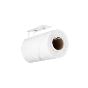 Suporte Porta Rolo de Papel Toalha fixação 3M Branco