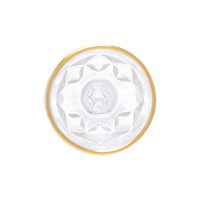 Taça de Licor em Vidro com FIo de Ouro Diamond 50ml