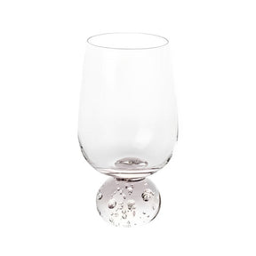 Taça Copo para Vinho Vidro com Base Esfera Transparente 540ml