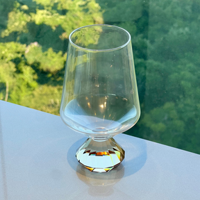 Taça de Vidro para Vinho Tinto Diamante Âmbar