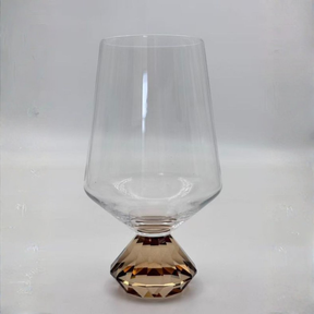Taça de Vidro para Vinho Tinto Diamante Âmbar