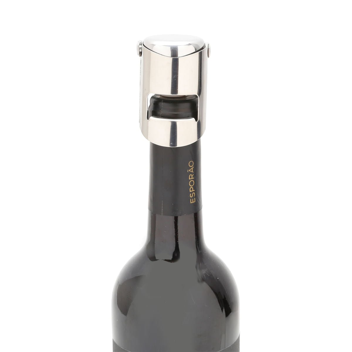 Tampa com Pressão para Champanhe em Aço Inox