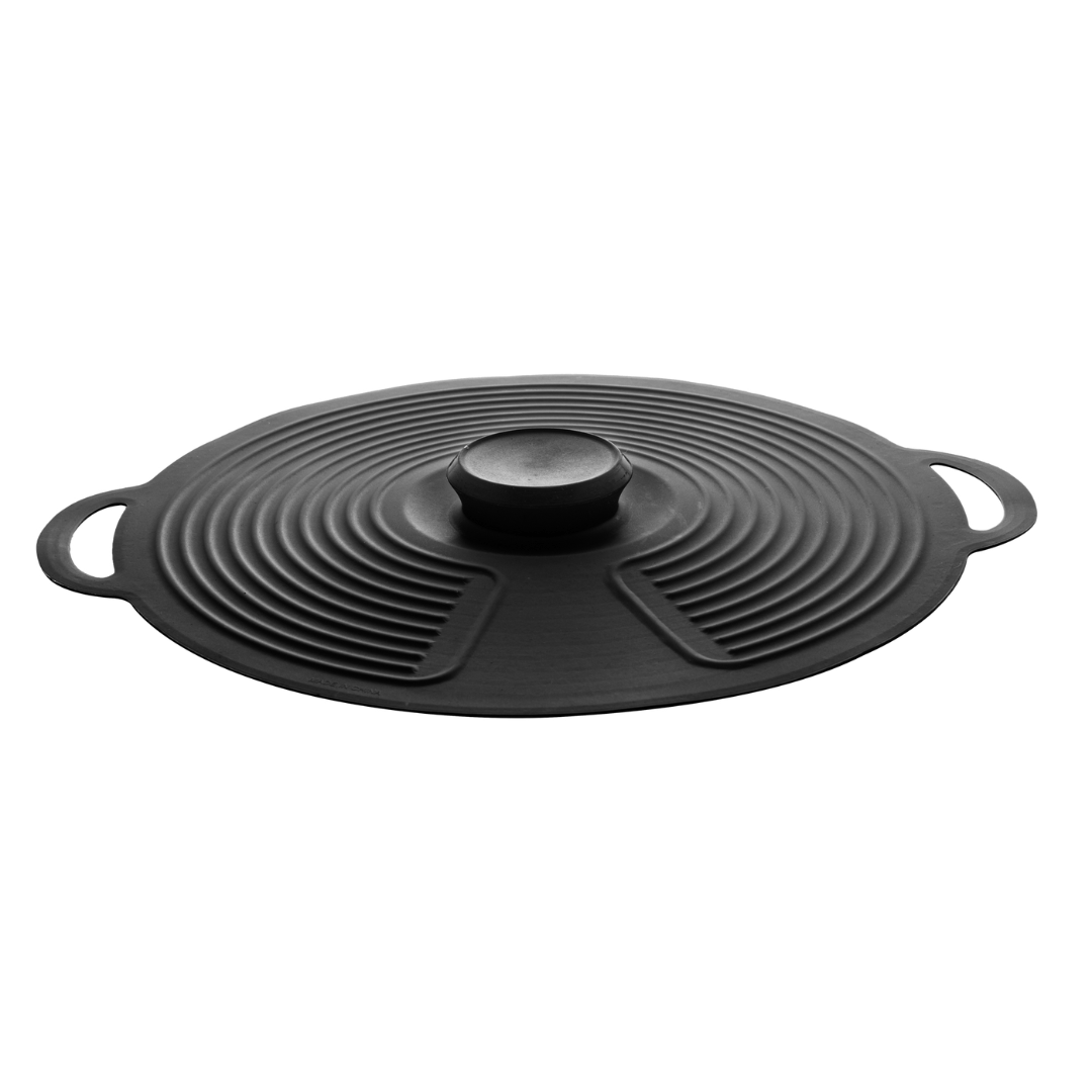 Tampa de Silicone para Panela 27cm Preta
