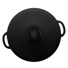 Tampa de Silicone para Panela 27cm Preta