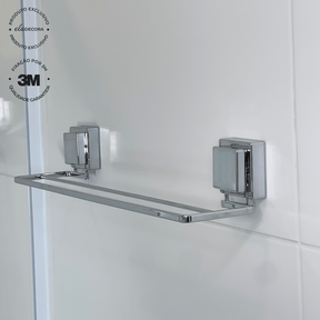 Toalheiro Duplo Fixação 3M 45cm Cromado