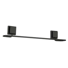 Toalheiro Porta Toalha de Banho de Piatina 3M Black Preto 50cm