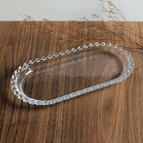 Kit para Mesa Posta de Cristal Pearl Coração 5 Peças