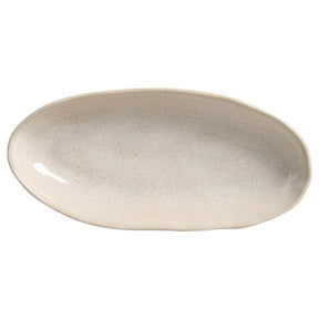 Travessa Oval Funda Orgânica Latte Off White 32cm