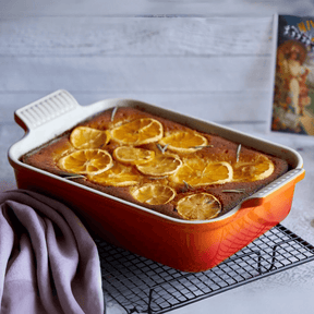 Travessa Retangular Heritage Laranja 19cm Le Creuset