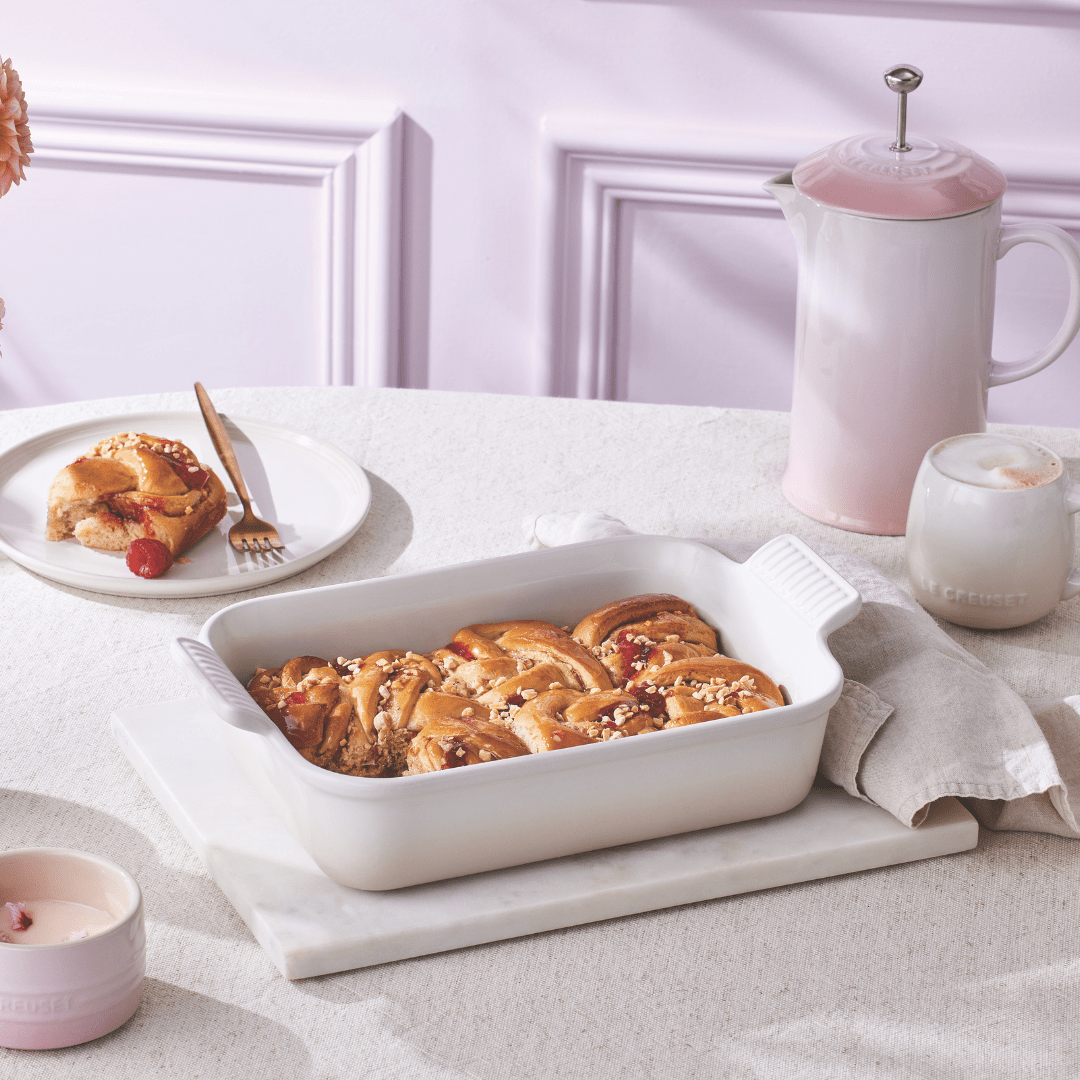 Travessa Retangular Heritage Meringue 26cm Le Creuset