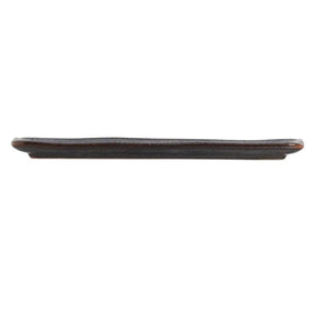 Travessa Retangular Orgânica Titanium 33cm