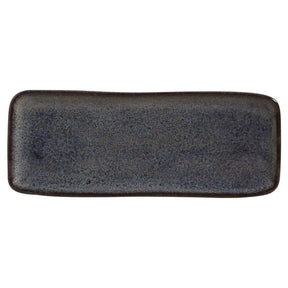 Travessa Retangular Orgânica Titanium 33cm