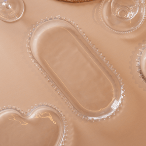 Travessa Cristal de Chumbo Oval Pearl 30cm